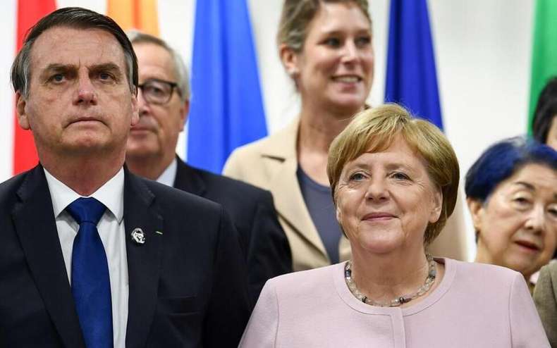 Bolsonaro and Merkel