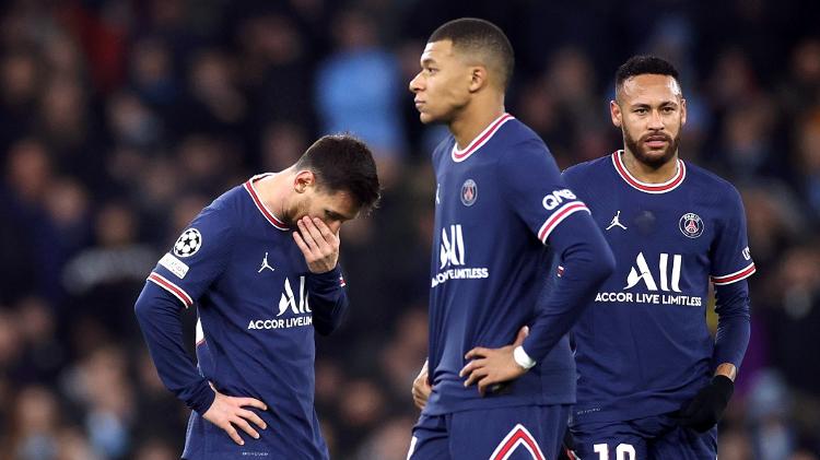 Lionel Messi, Mbappe and Neymar during the match between Paris Saint-Germain and Manchester City in the Champions League - Reuters / Karl Ressen - Reuters / Karl Ressen