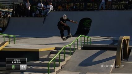 Lucas Rabelo scored 26.7 points in the World Skate Street Qualifiers