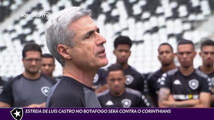 Luis Castro's debut will be in Botafogo against Corinthians