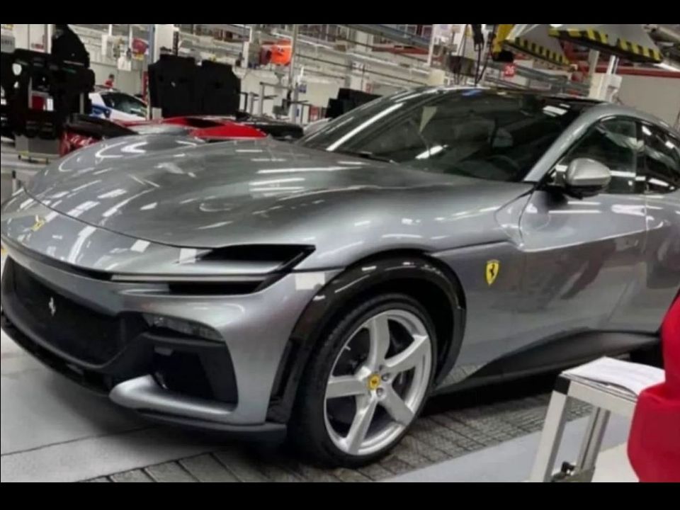 Ferrari Purosangue pictures leak online