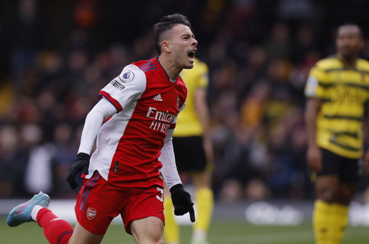 With A Beautiful Goal From Gabriel Martinelli, Arsenal Beat Watford And ...