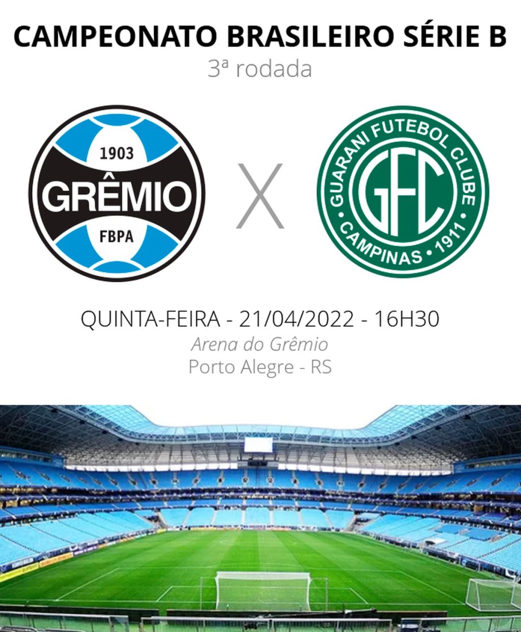 Grêmio x Guarani: Watch Where to Watch, Line Up, Embezzlement and Judging |  Brazilian series b