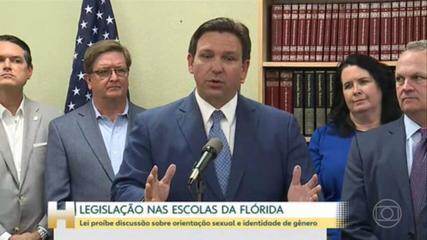 Florida Gov. Ron Desantis was dubbed by critics in a speech after signing a bill "Do not say gay"In March 2022