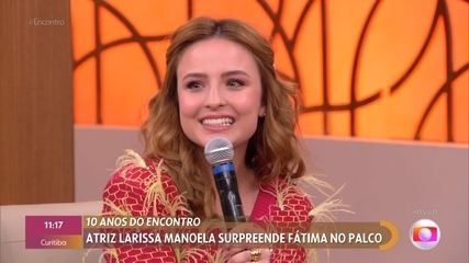 Larissa Manuela surprises Fatima in 