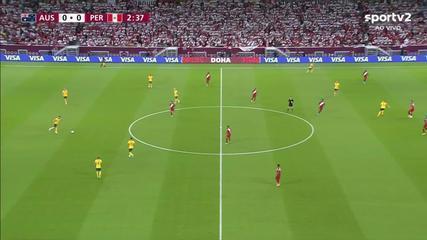 Best moment: Australia 0 (5) x (4) 0 Peru, in the 2022 World Cup play-off